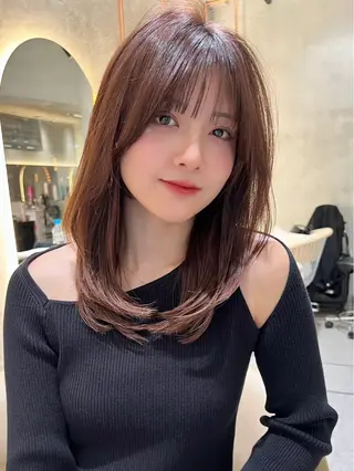 セミロング 🔶美人レイヤー 金山🔶のヘアスタイル