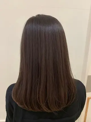 セミロング カラー 韓国ヘア ‎⟡.·KANA🐥のヘアスタイル