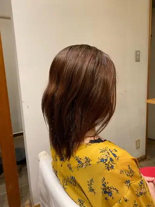 ミディアム 友永 風歌のヘアスタイル