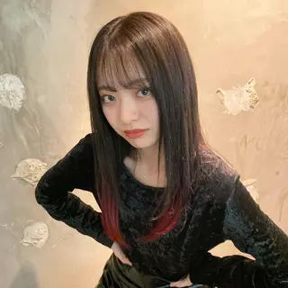 セミロング カラー yiye 青山所属・無料カットモデル募集 🌱ひょうがのヘアスタイル