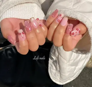 セミロング ネイル Lofi nails ゆきこのネイルデザイン