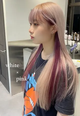 セミロング 立川🤍韓国ヘア/ レイヤー🇰🇷🖤のヘアスタイル