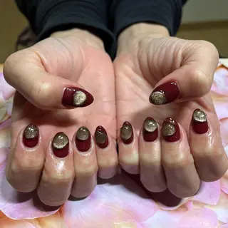 ミディアム hs nail salonのネイルデザイン
