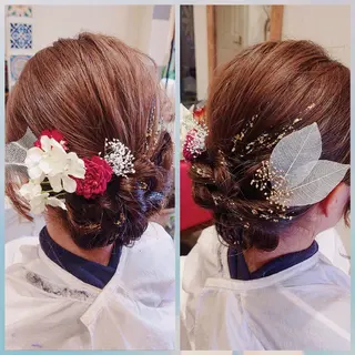 ヘアアレンジ LAMP HAIR  ランプヘアー所属・徳永 博志のヘアスタイル