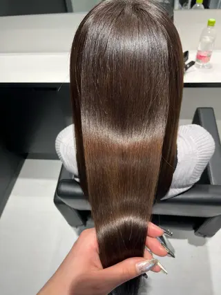 ロング パーマ 髪質改善/縮毛矯正 艶カラー/珠聡のヘアスタイル