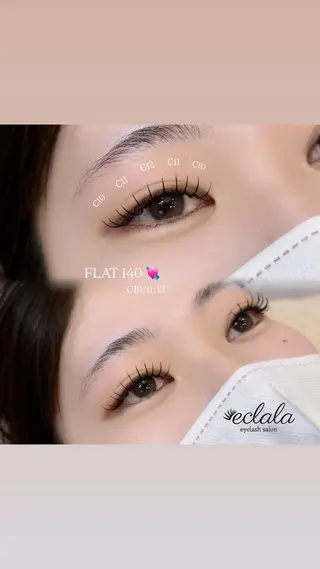 マツエク・マツパ eclala eyelush salon名駅店所属・木 股🎀のマツエク・マツパデザイン