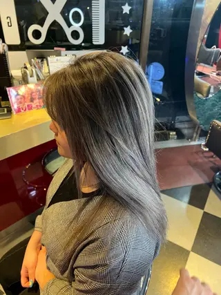 セミロング 横浜ロングミディアム レイヤー/ 平林侑馬のヘアスタイル