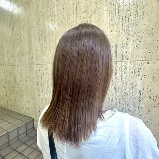 ミディアム カラー 田中 汰知のヘアスタイル