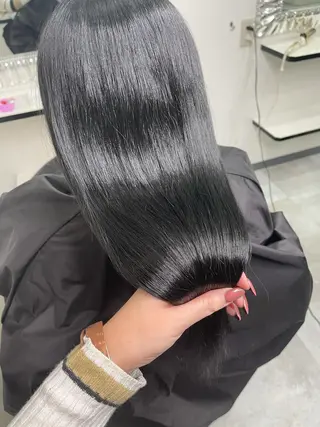 ロング カラー &chaLme   心斎橋所属・emi/髪質改善/ 韓国風/艶カラーのヘアスタイル