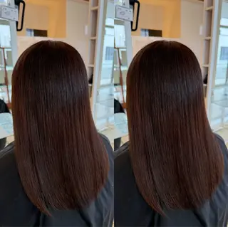 ロング カラー 🌷🪽ྀི 岡本 かおり 🪽ྀི🌷のヘアスタイル