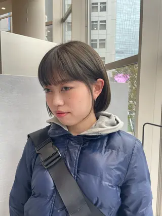 ショート MINX 野村実莉 カット/パーマのヘアスタイル