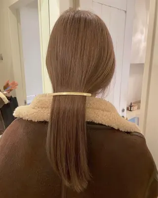 ロング カラー ボブ/レイヤー/ケア パーマ/リュウタのヘアスタイル