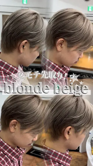 カラー メンズ メンズ/メッシュ ‪‪/セット/aoiのヘアスタイル