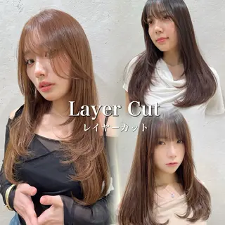 ロング レイヤー/髪質改善/ 美髪矯正/手塚凌のヘアスタイル