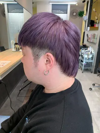 カラー メンズ hub hair レイヤー/透明感のヘアスタイル