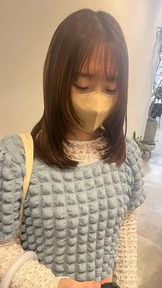 ミディアム 吉祥寺 unica by belle所属・utsumi uran 吉祥寺のヘアスタイル