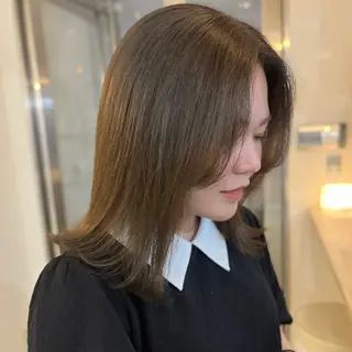 カラー Yurika🕯️ 透明感カラー/ボブのヘアスタイル