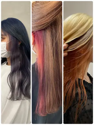 ロング 🧋ミルクティーカラ ー🧋特化小林拓登のヘアスタイル