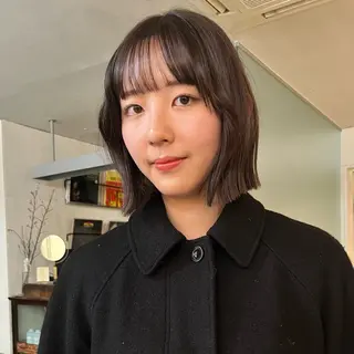 ショート カラー レイヤー/ベージュ mikuのヘアスタイル