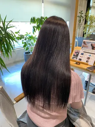 ロング カラー yate'/ Wカラー/小出捷也のヘアスタイル