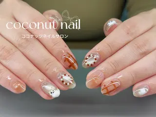 ネイル 神田 ココナッツのネイルデザイン