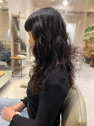 ミディアム パーマ 【takk】 ナカヤママサヨシのヘアスタイル