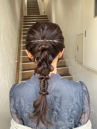 ロング ヘアアレンジ 岩谷 美香のヘアスタイル