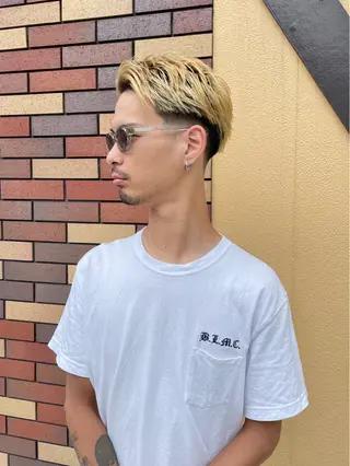 ショート カラー メンズ grAt所属・森 真伊希のヘアスタイル