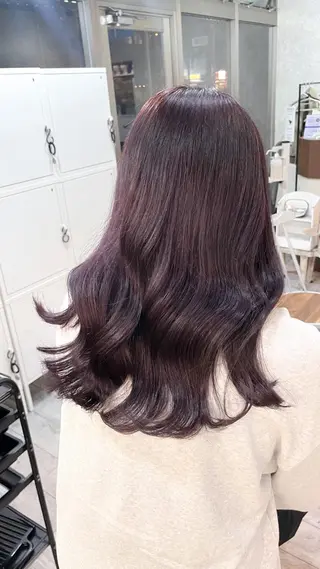 ロング カラー あ あのヘアスタイル