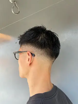 ショート メンズ FADE&LINE登戸店所属・🔥メンズ専門 美容師🔥 柳澤陵心のヘアスタイル