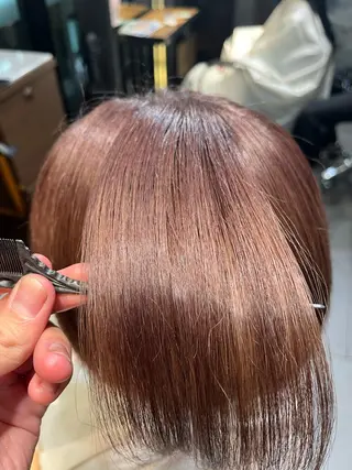 ショート カラー 艶髪/透明感カラー/ METEO/山田凌大のヘアスタイル