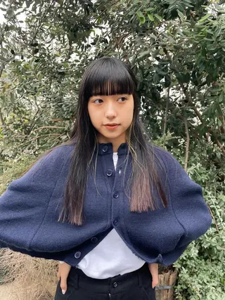 セミロング 佐伯 和佳のヘアスタイル