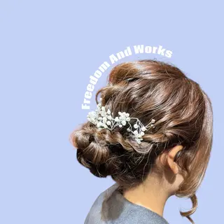 ヘアアレンジ Freedom And Works 2nd所属・Sakihama Maoのヘアスタイル