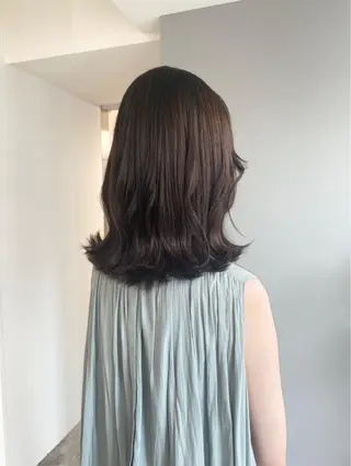 ミディアム カラー ヘアアレンジ ボブ /ニュアンス/ satomi🧸💖のヘアスタイル