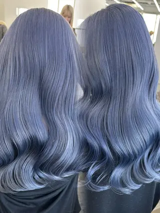 ロング カラー ヘアアレンジ GO TODAY シェアサロン 原宿本店所属・原宿ハイトーンカラー 🌼みるい🌼のヘアスタイル