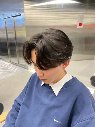 パーマ メンズ シャドウパーマ/ ルーズパーマ/メンズのヘアスタイル