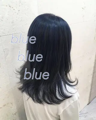 ロング カラー 斉藤 貴也のヘアスタイル