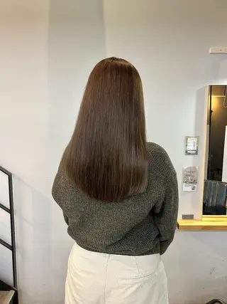 ロング 美髪縮毛矯正/ 髪質改善/岩田一駿のヘアスタイル