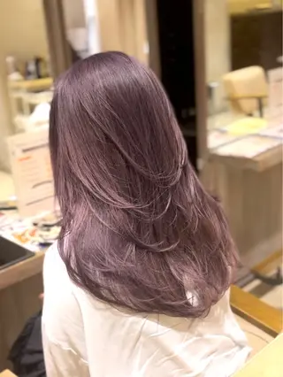 セミロング カラー 橋口 陽太のヘアスタイル
