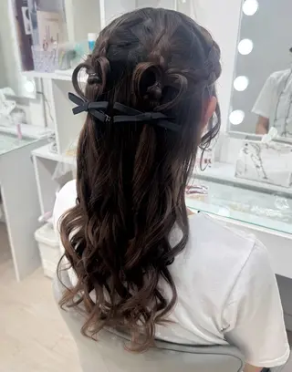 ロング ヘアセット/金山 佐野 妃都美のヘアスタイル