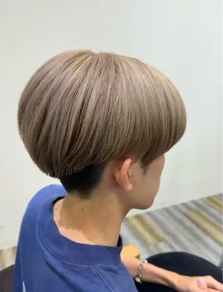 ショート カラー メンズ 【メンズ特化】岩瀬 武【メンズパーマ】のヘアスタイル