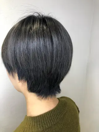 ショート カラー 髪質改善韓国レイヤー カット内田智大のヘアスタイル