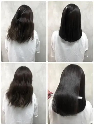 ミディアム 満足度⭕️縮毛矯正師 谷口にお任せを👍のヘアスタイル