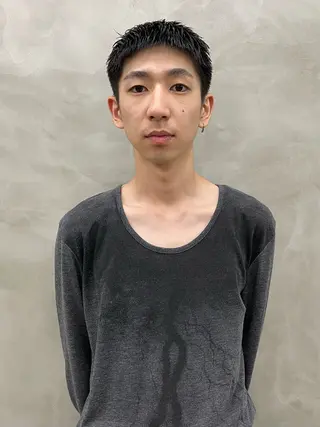 メンズ メンズカット パーマ[佐橋]のヘアスタイル