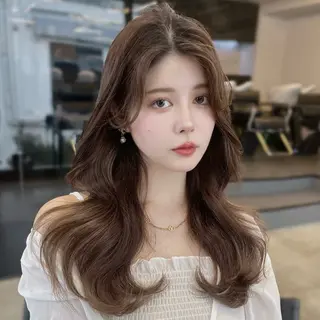 ロング カラー IVY所属・髪質改善/韓国ヘア 顔まわり特化yutoのヘアスタイル