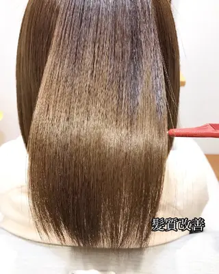 ミディアム 髪質改善Fee by carrefour 草加店所属・fee 草加 【髪質改善】のヘアスタイル