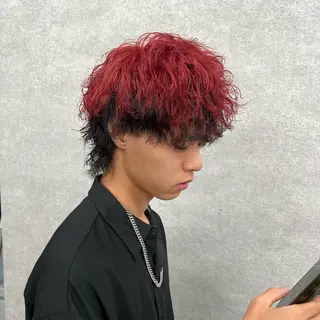 ショート カラー パーマ メンズ 🔥札幌No.1🥇 パーマ特化美容師🔥のヘアスタイル