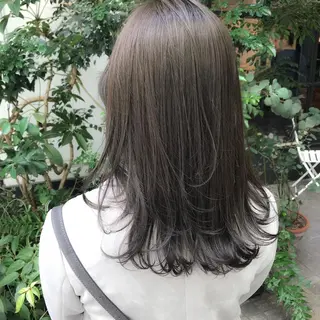 ミディアム LOMA🇰🇷 銀座クボタのヘアスタイル