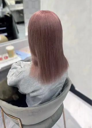 ミディアム karen/韓国ヘア / ブリーチ/透明感のヘアスタイル