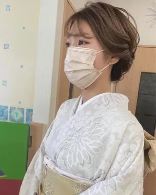 ミディアム カラー ヘアアレンジ River,Land所属・yui .のヘアスタイル